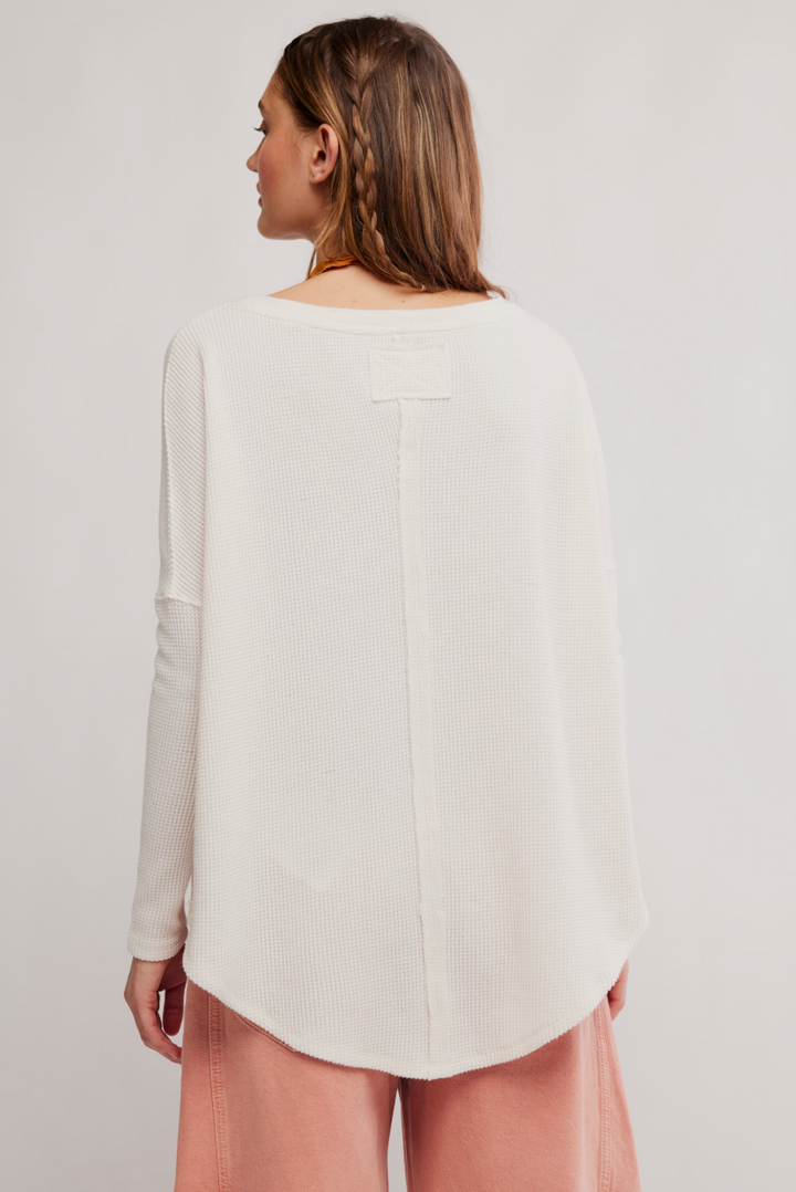 Free People Latte Blues Solid Thermal
