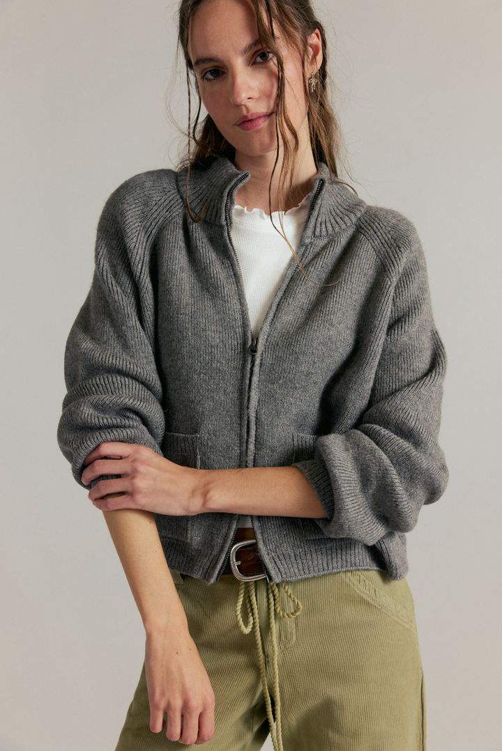 Free People WTF On It Zip Up