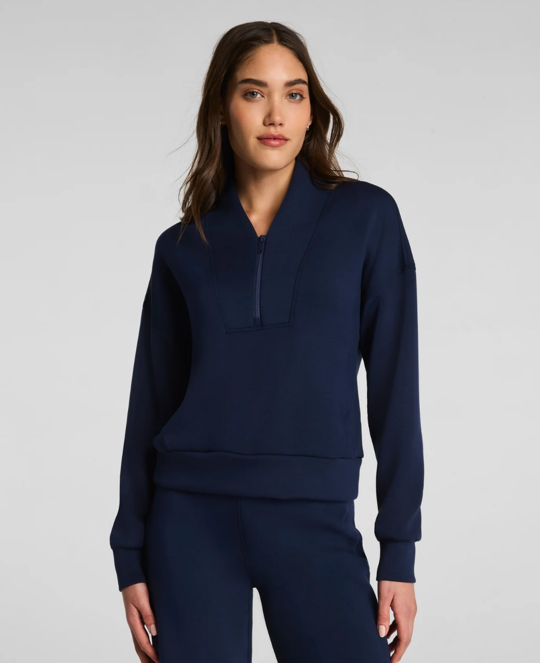 SPANX AirEssentials Shawl Collar Half Zip