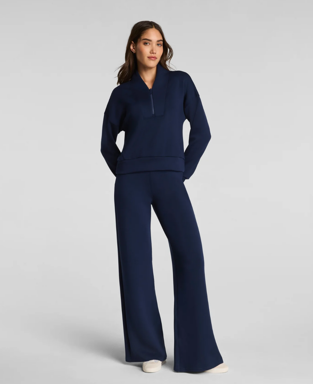 SPANX AirEssentials Shawl Collar Half Zip