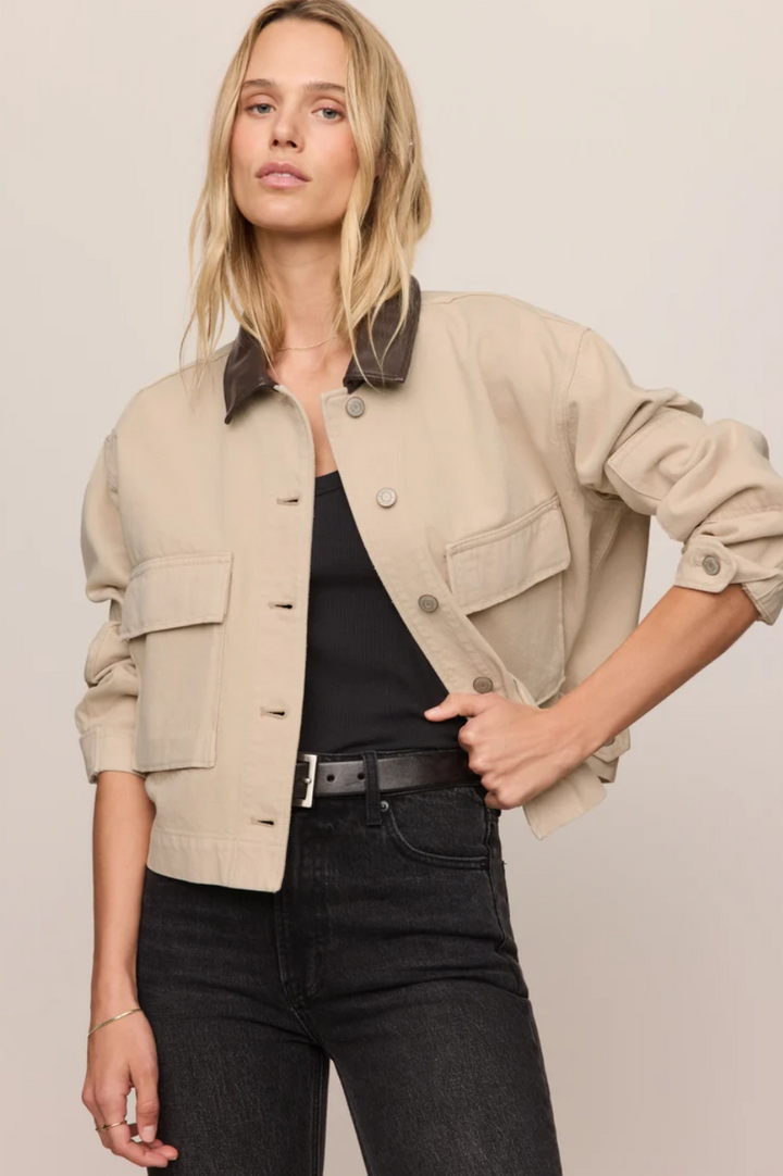Z Supply Rey Cropped Chore Jacket