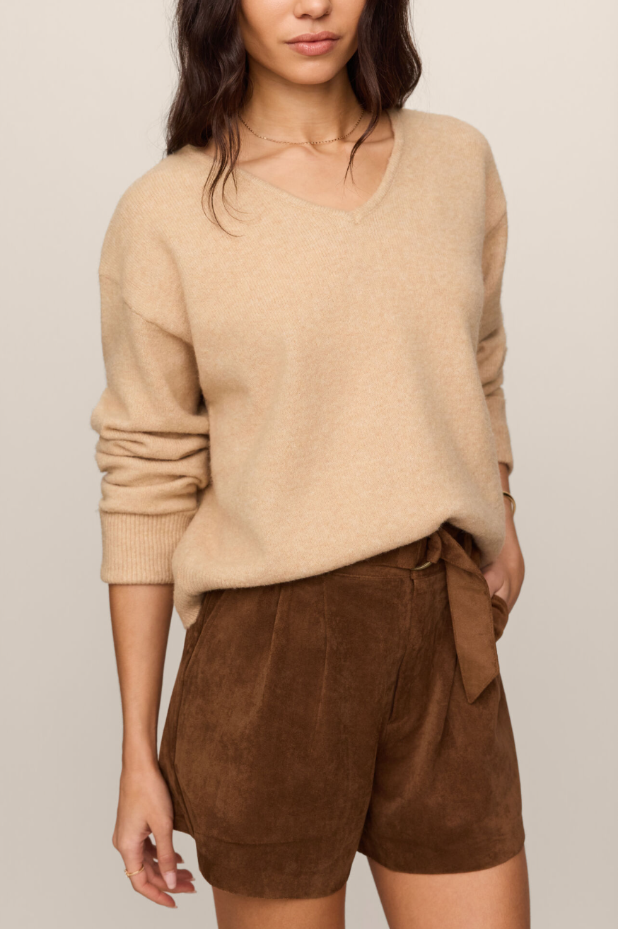 Z Supply Ivory Suede Short