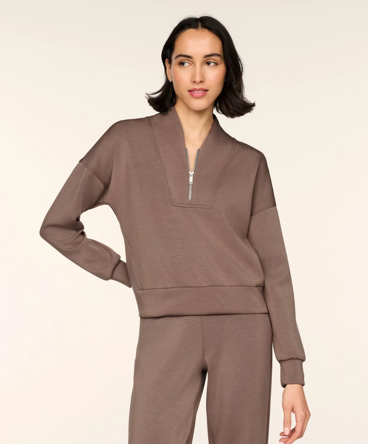SPANX AirEssentials Shawl Collar Half Zip