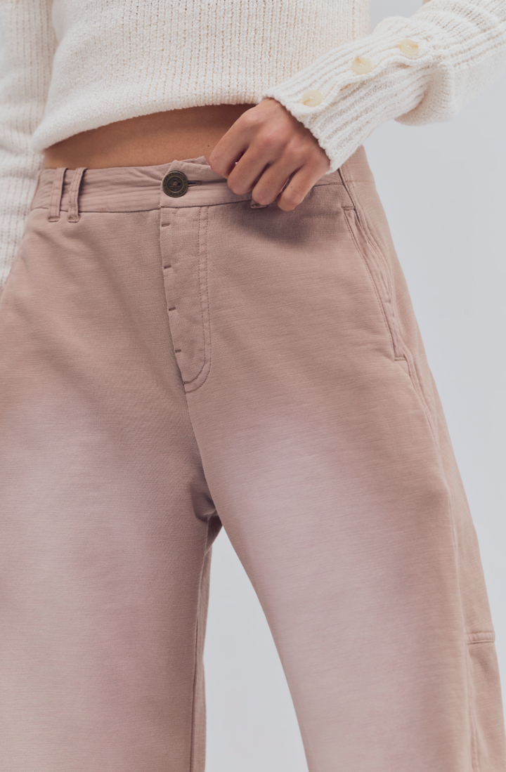 Free People Spotlight Knit Trouser in Stucco