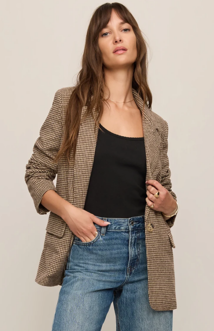 Z Supply Evan Houndstooth Blazer