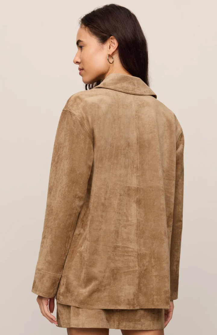 Z Supply Decker Suede Chore Coat
