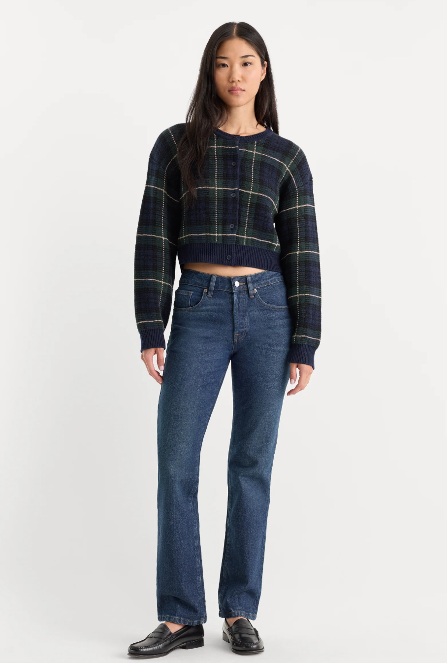 Good American The Jacquard Cardigan