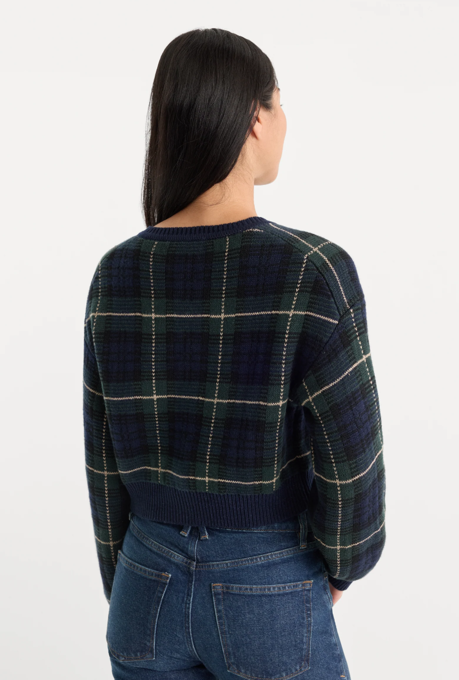 Good American The Jacquard Cardigan