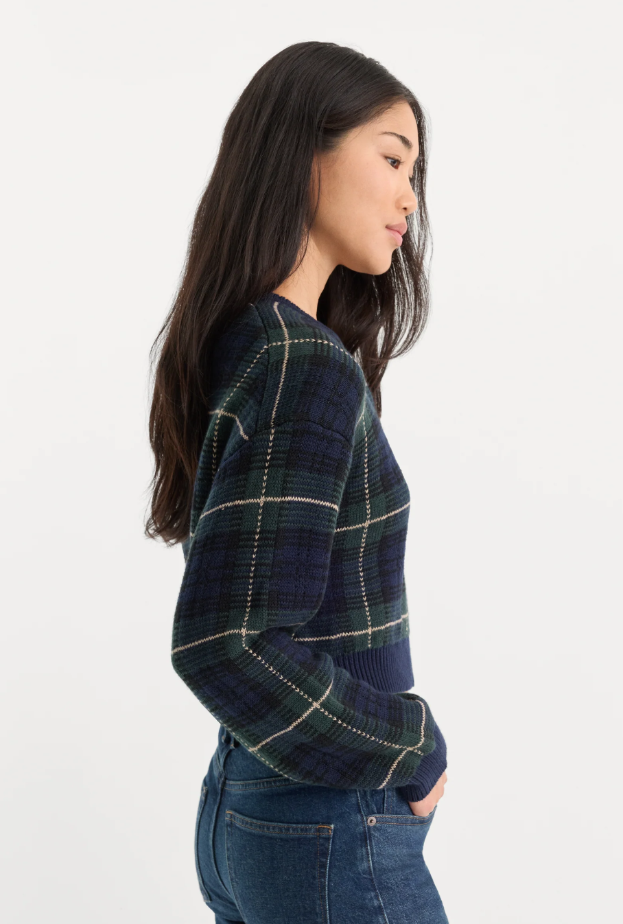 Good American The Jacquard Cardigan