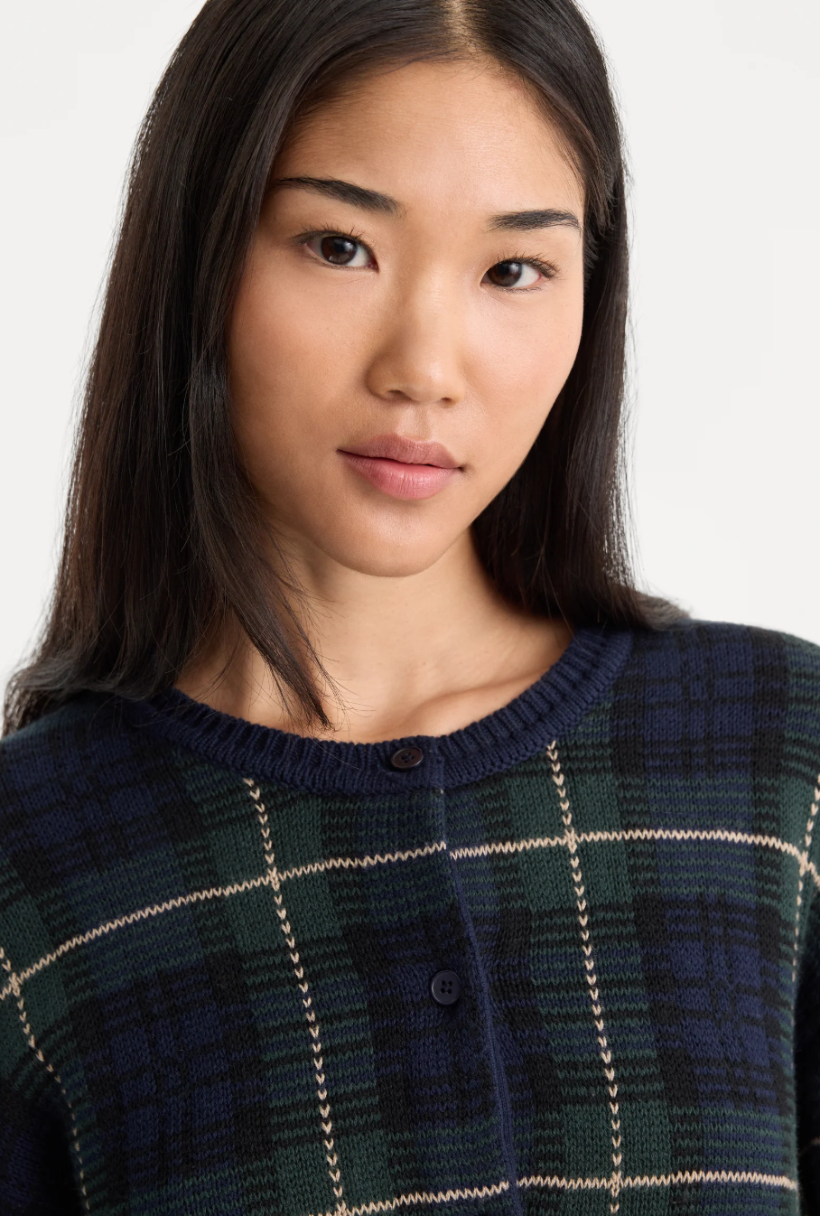 Good American The Jacquard Cardigan
