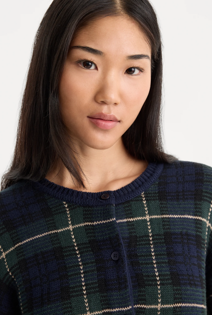 Good American The Jacquard Cardigan