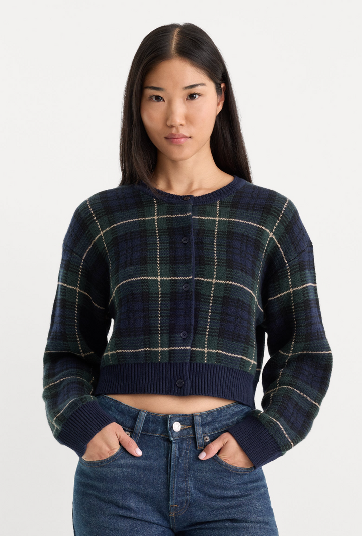 Good American The Jacquard Cardigan