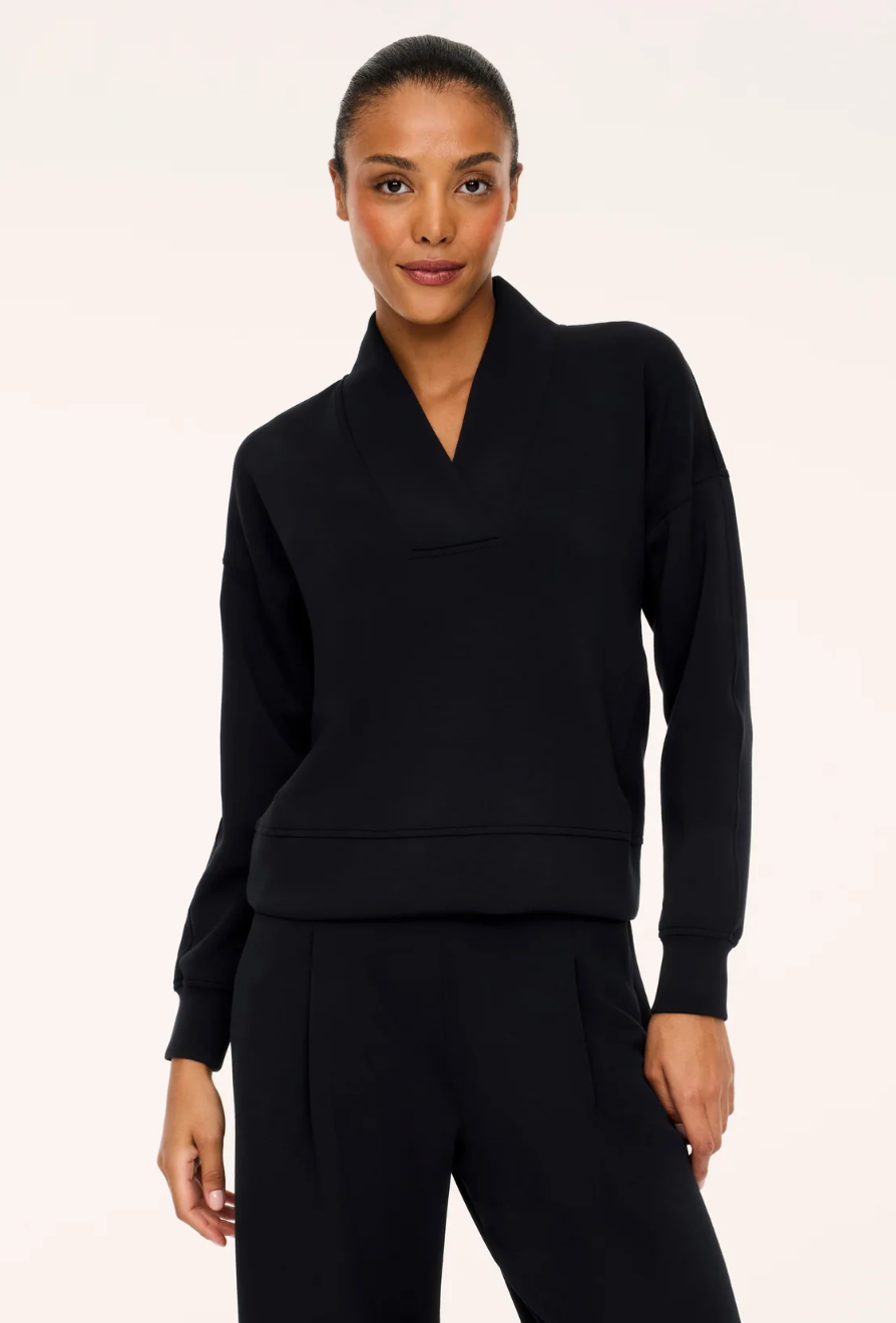 SPANX AirEssentials V-Neck Long Sleeve Top