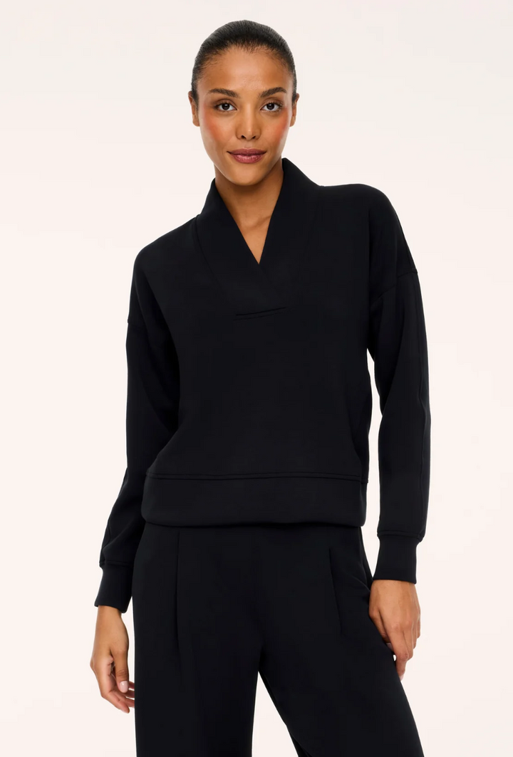 SPANX AirEssentials V-Neck Long Sleeve Top