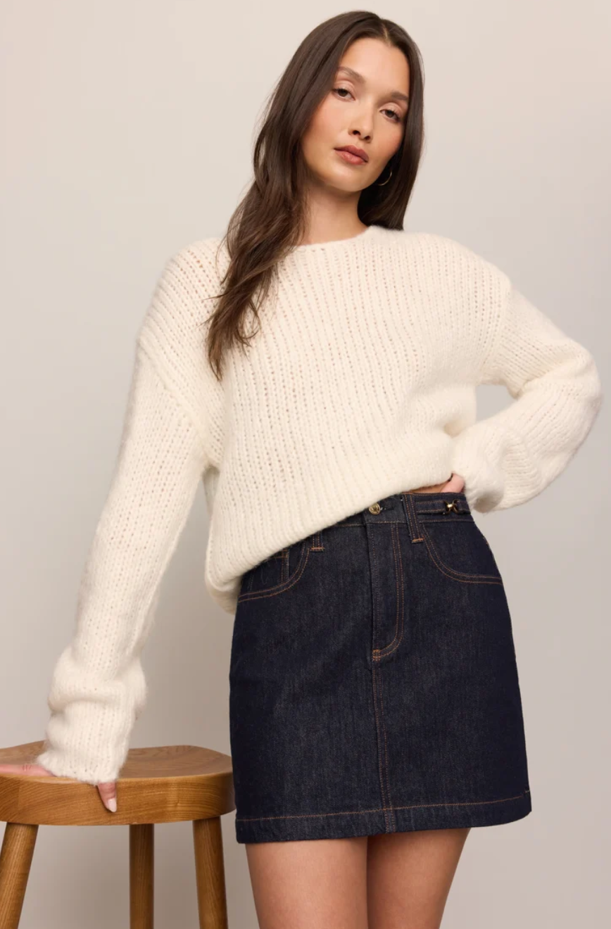 Z Supply The Socialite Denim Skirt