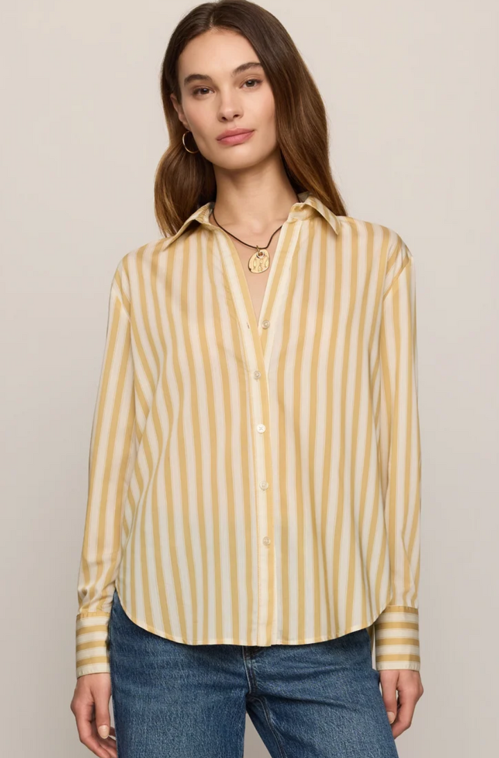 Z Supply Golden Haven Stripe Button Up