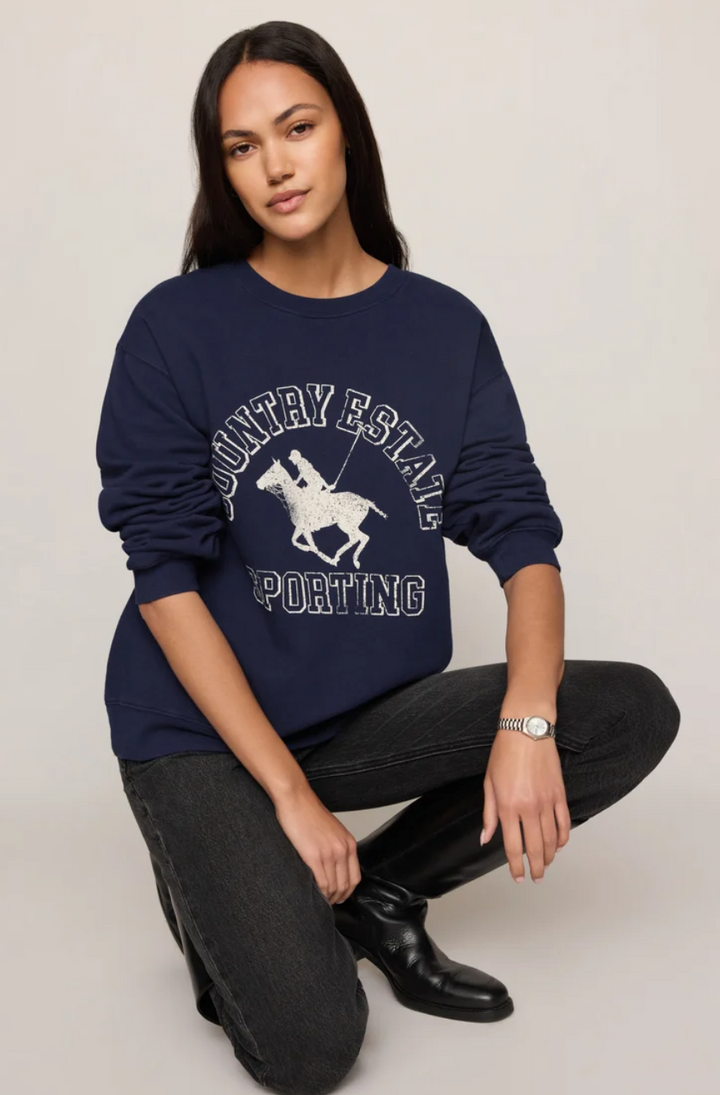 Z Supply Estate Boyfriend Graphic Sweatshirt