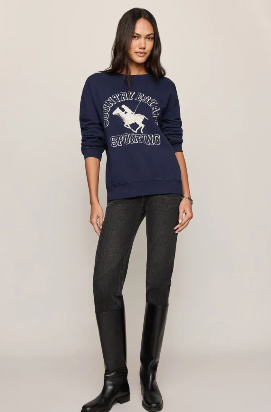 Z Supply Estate Boyfriend Graphic Sweatshirt