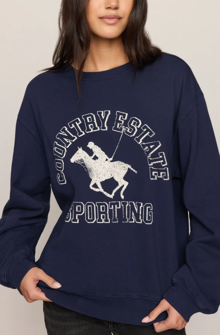 Z Supply Estate Boyfriend Graphic Sweatshirt