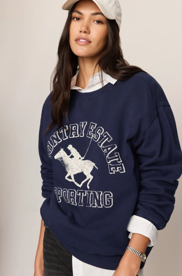 Z Supply Estate Boyfriend Graphic Sweatshirt