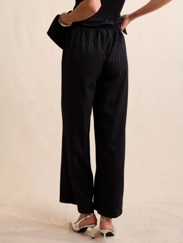 Sadie & Sage Gilded Evening Pinstripe Pants