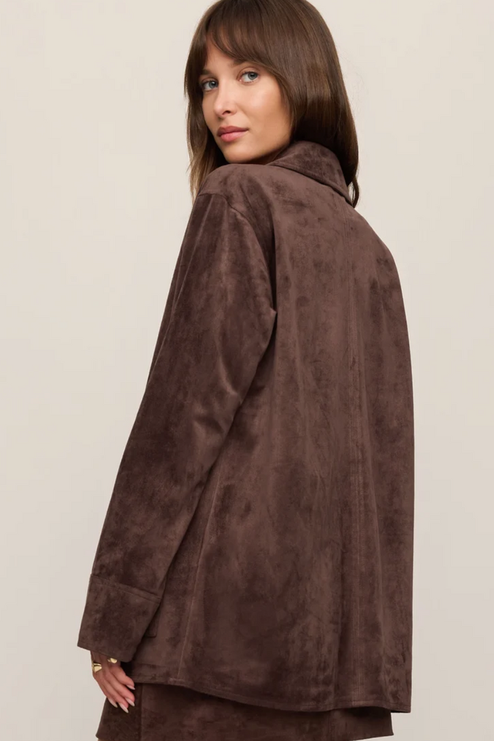 Z Supply Decker Suede Chore Coat