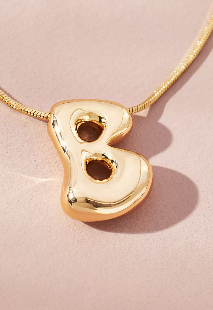 Groovy Vibes Initial Necklace