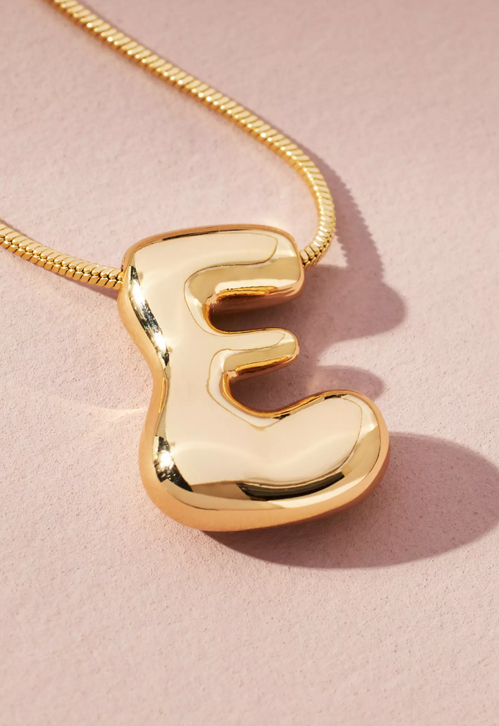 Groovy Vibes Initial Necklace