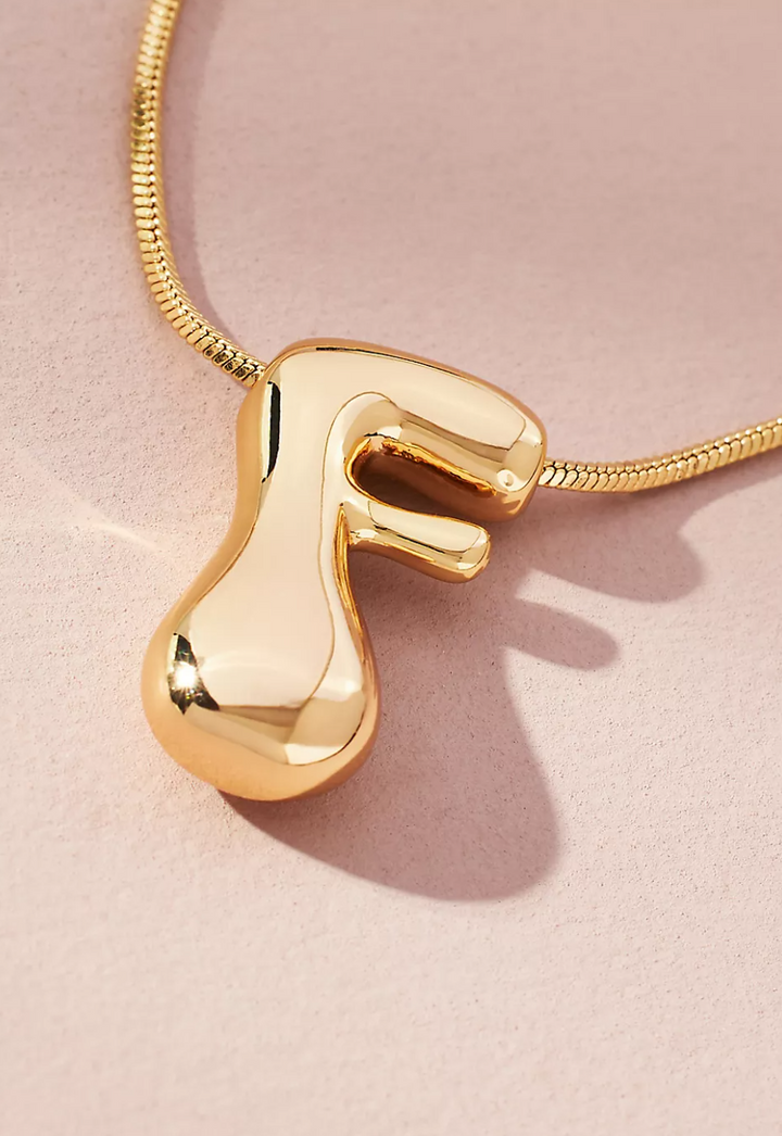 Groovy Vibes Initial Necklace