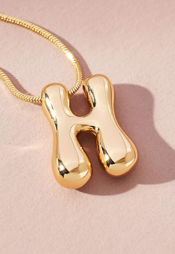 Groovy Vibes Initial Necklace
