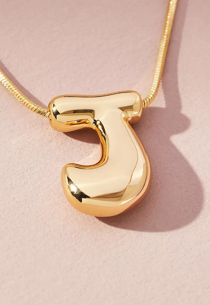 Groovy Vibes Initial Necklace