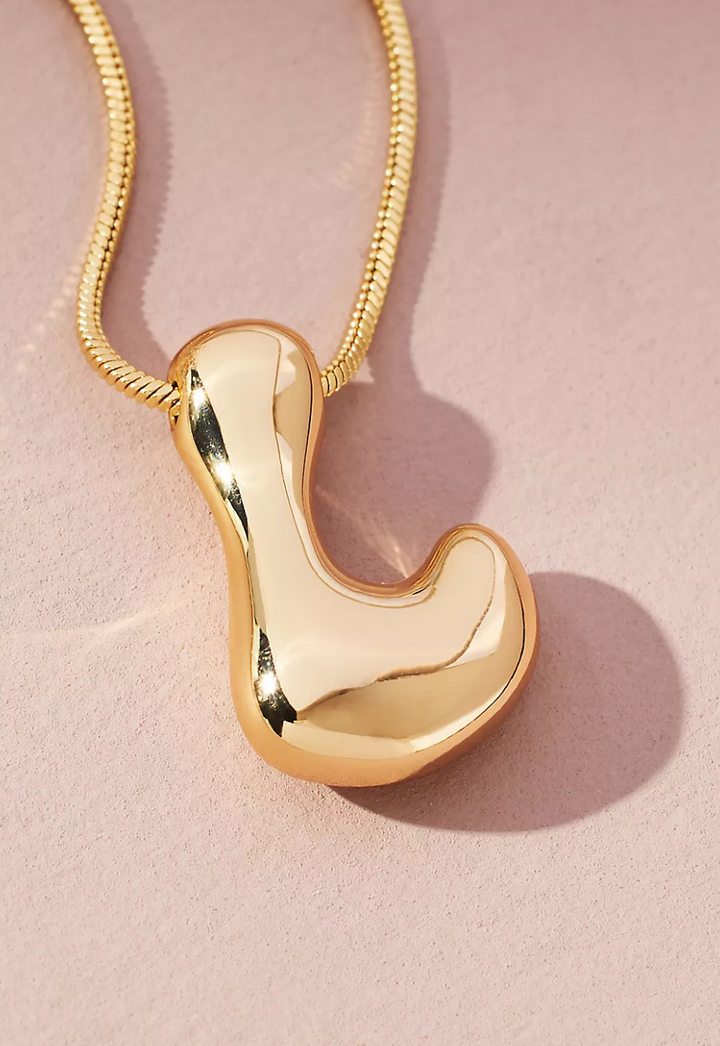 Groovy Vibes Initial Necklace