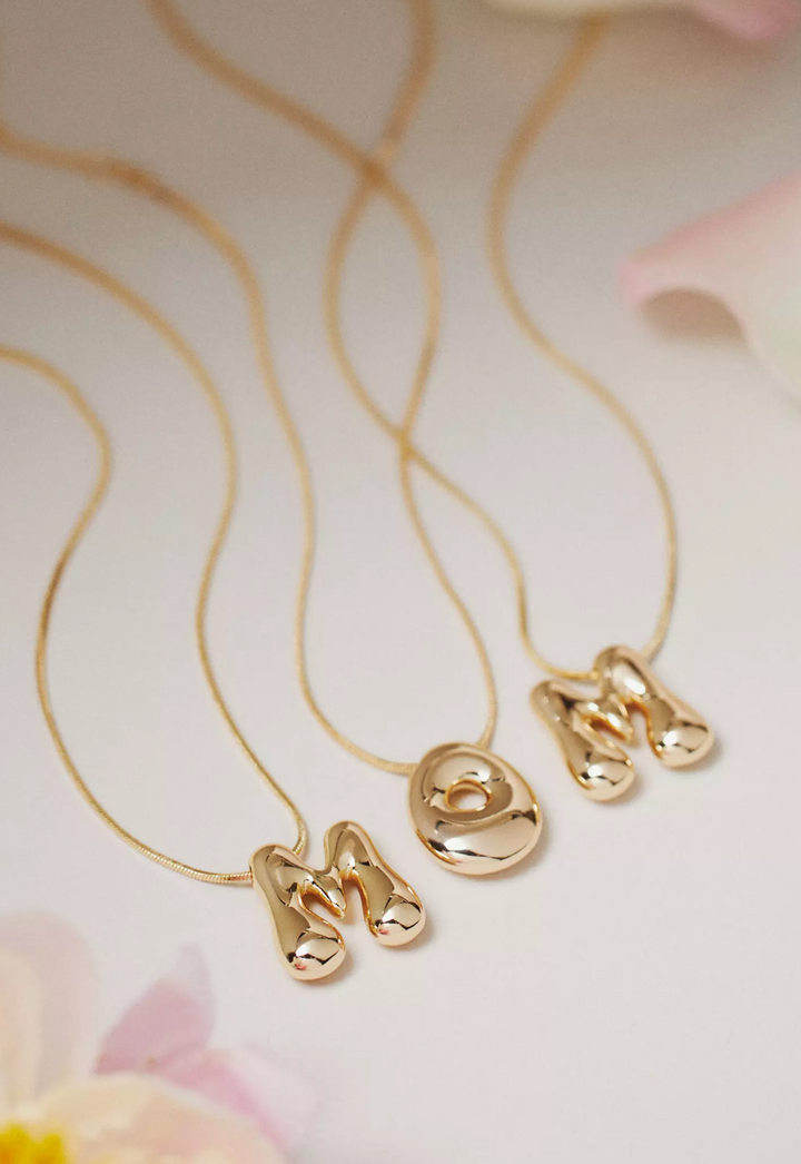 Groovy Vibes Initial Necklace