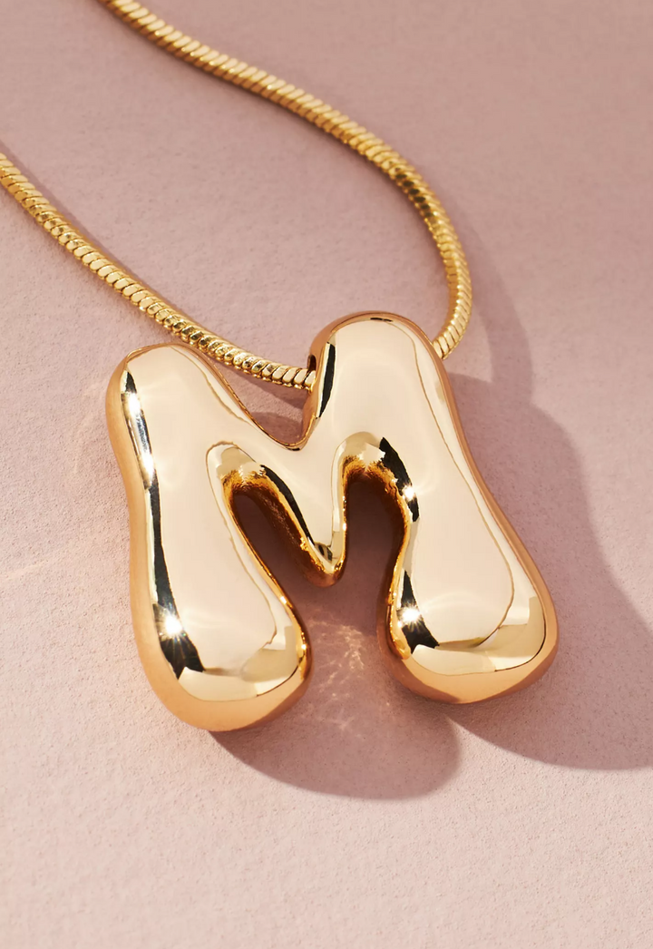 Groovy Vibes Initial Necklace