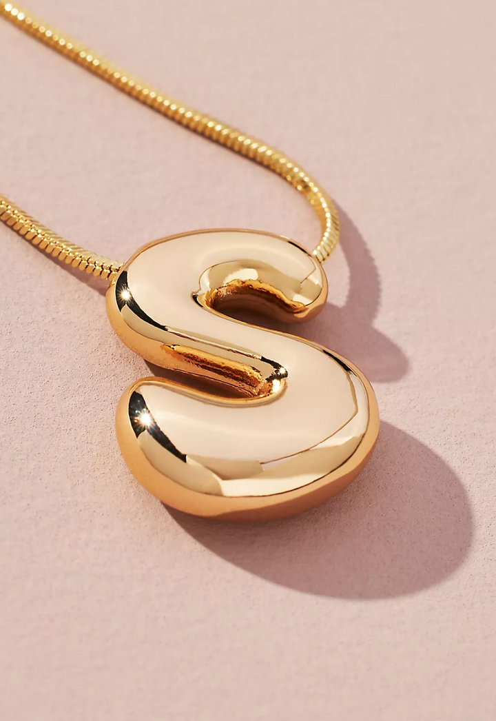 Groovy Vibes Initial Necklace