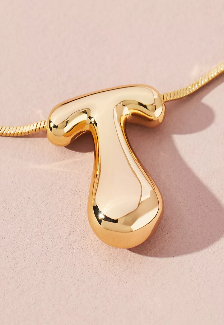 Groovy Vibes Initial Necklace