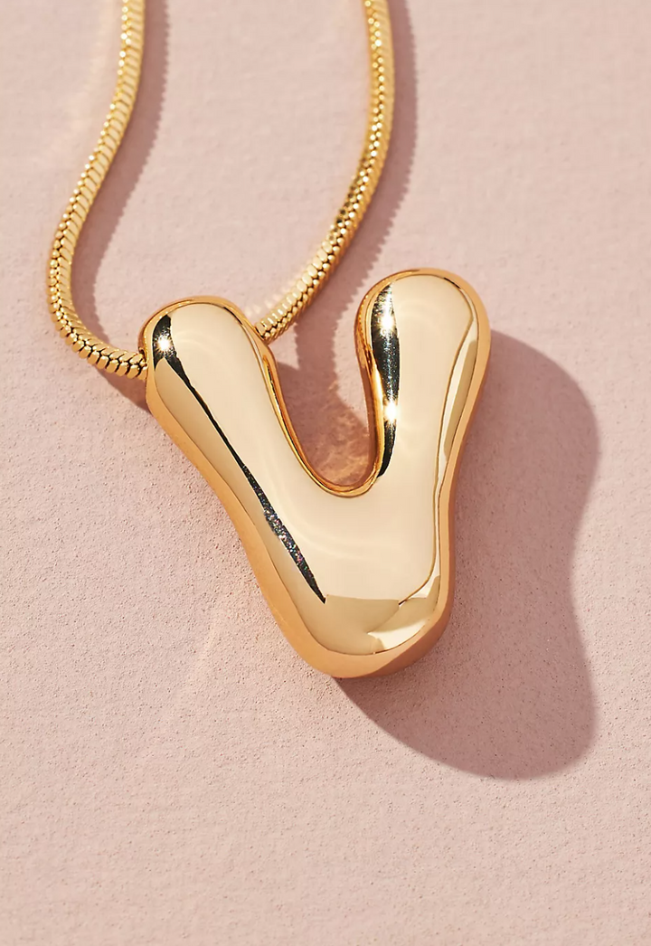 Groovy Vibes Initial Necklace