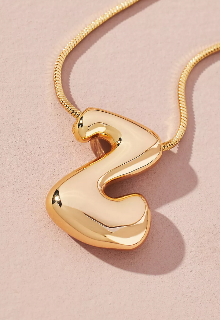 Groovy Vibes Initial Necklace