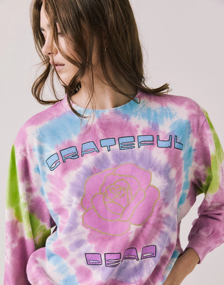 Chaser Grateful Dead Rose Logo Long Sleeve