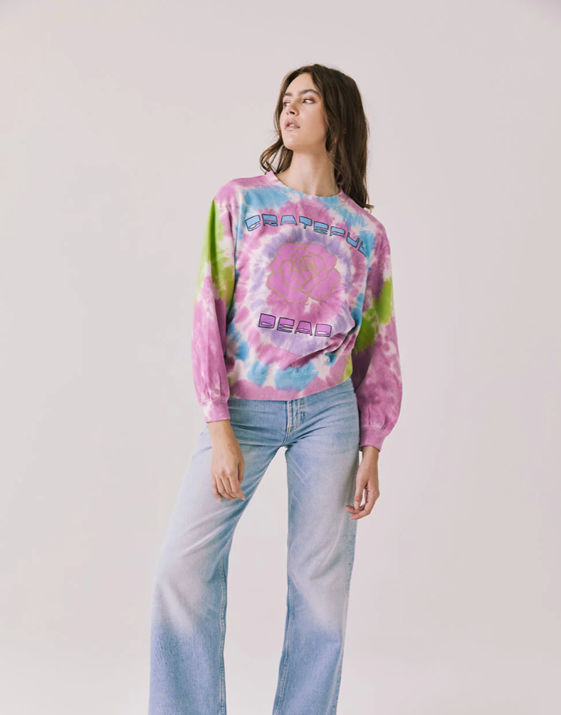 Chaser Grateful Dead Rose Logo Long Sleeve