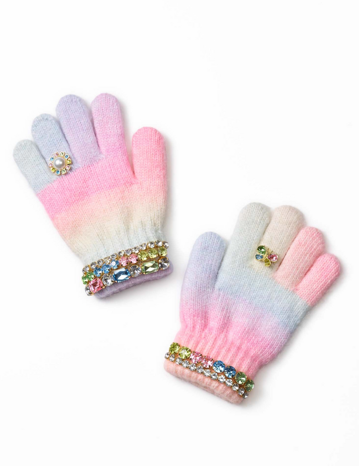 Super Smalls Pastel Rainbow Gloves