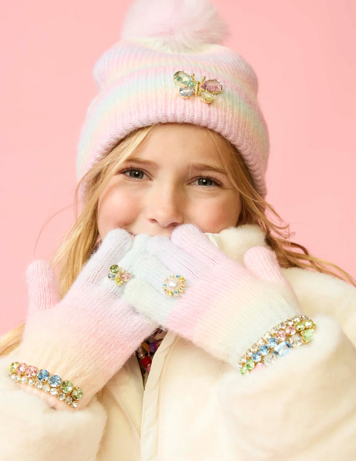 Super Smalls Pastel Rainbow Gloves