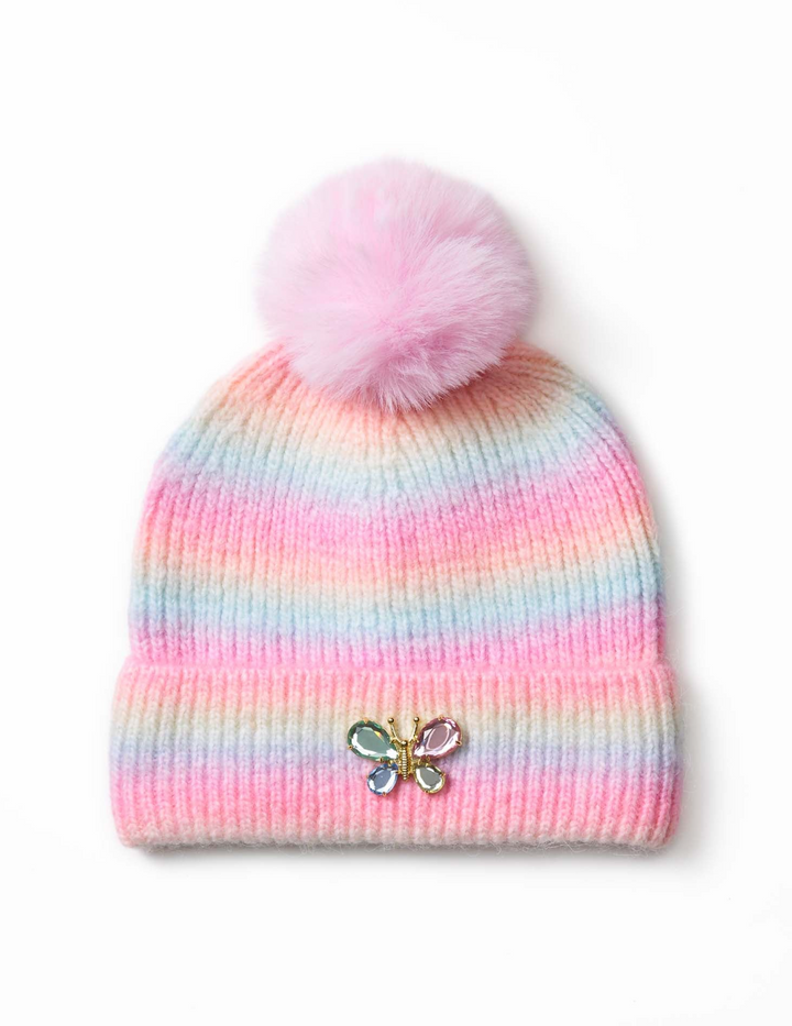 Super Smalls Pastel Rainbow Beanie