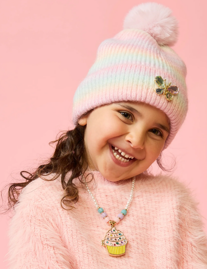 Super Smalls Pastel Rainbow Beanie
