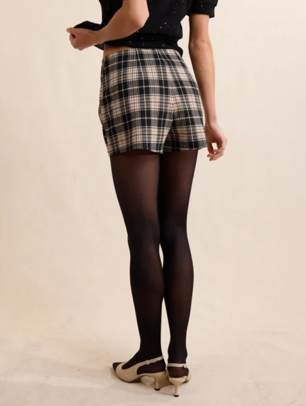 Sadie & Sage Served Up Plaid Shorts