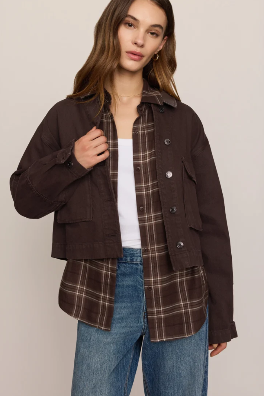 Z Supply Rey Cropped Chore Jacket
