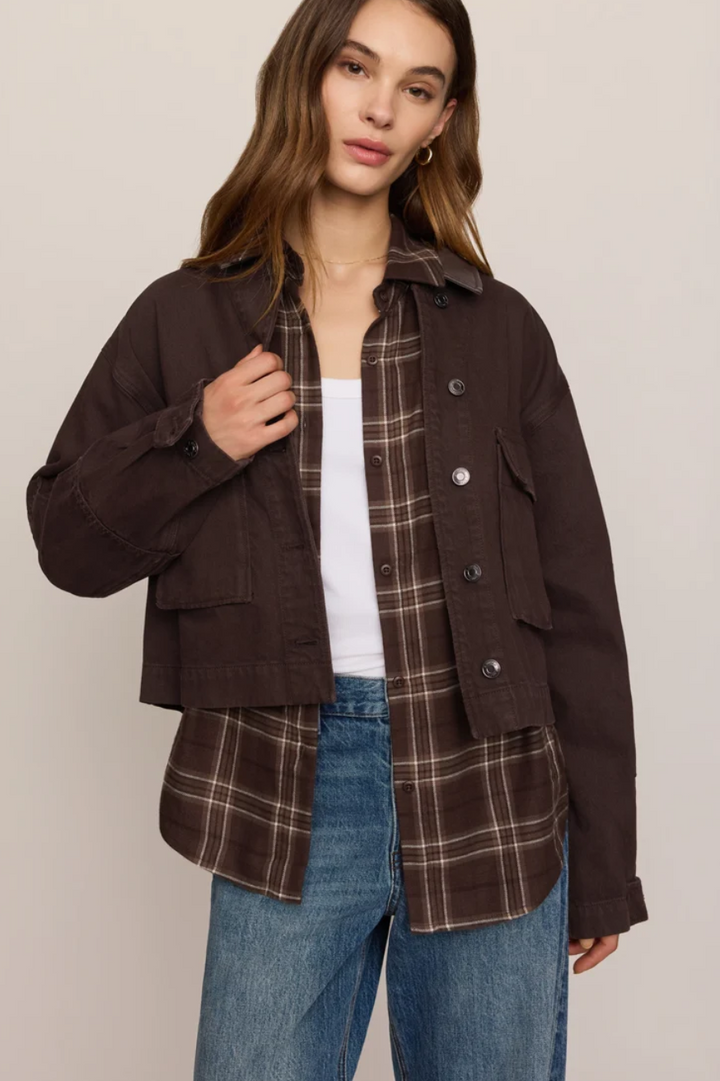 Z Supply Rey Cropped Chore Jacket