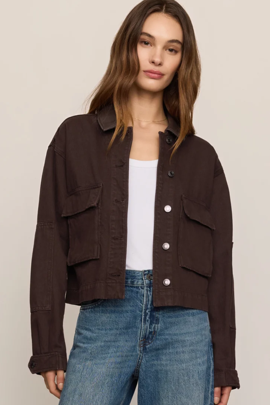 Z Supply Rey Cropped Chore Jacket