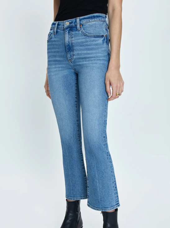 Pistola Lennon High Rise Cropped Bootcut in Derby