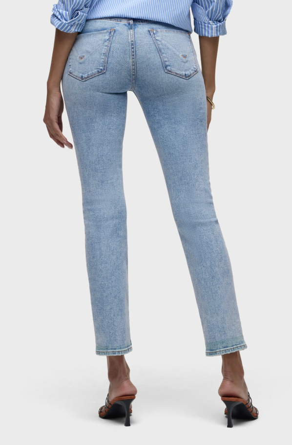 Hudson Nico Mid-Rise Straight Ankle in Motion